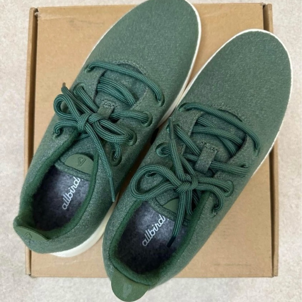 All Birds Wool Runners Hazy Cargo Size 8 - Picture 3 of 6